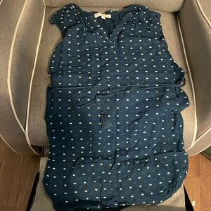 Loft blue dress